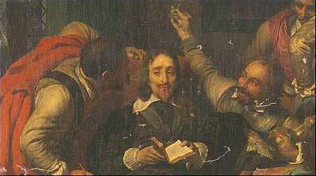 Paul Delaroche Charles I Insulted by Cromwell s Soldiers China oil painting art